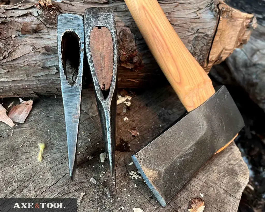 039 splitting axe wedges 1500 What Makes An Axe Good For Splitting Wood (Sizes and Shapes)