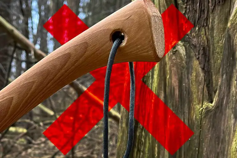 Don’t Put a Lanyard on Your Axe: It’s Dangerous