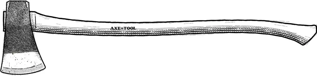 Diagram of a constructor's axe