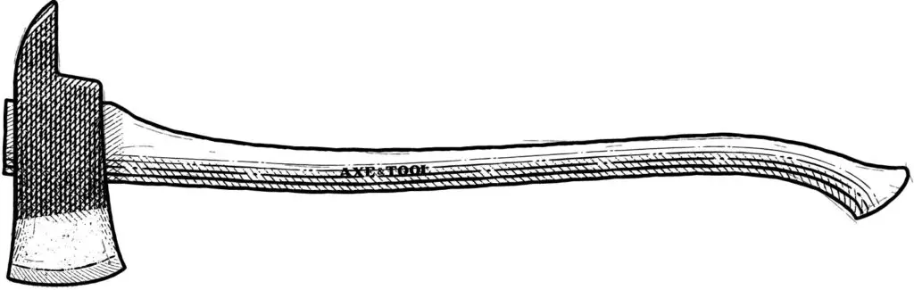 Diagram of a bus axe