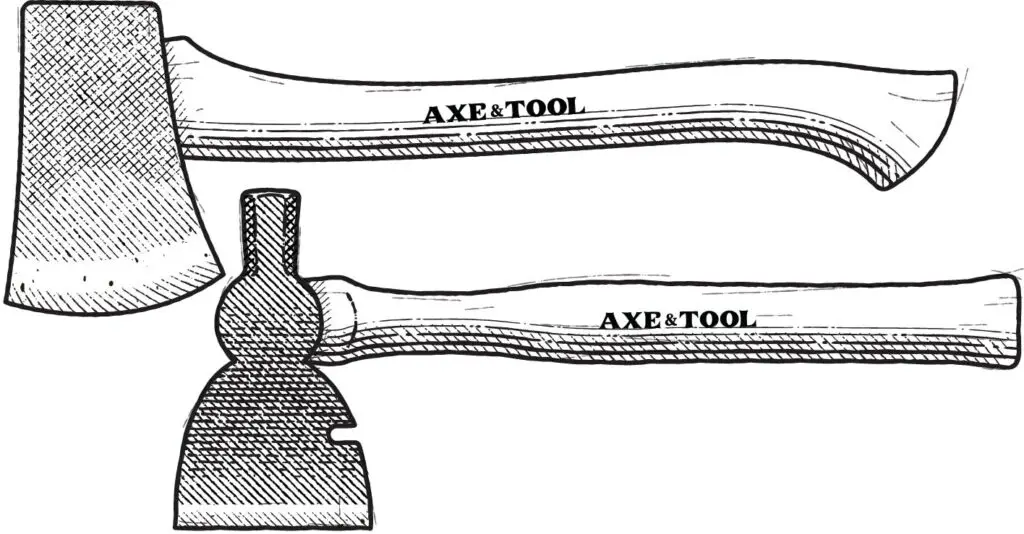 Diagram of hatchets