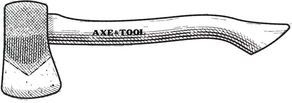 Diagram of a mini hatchet