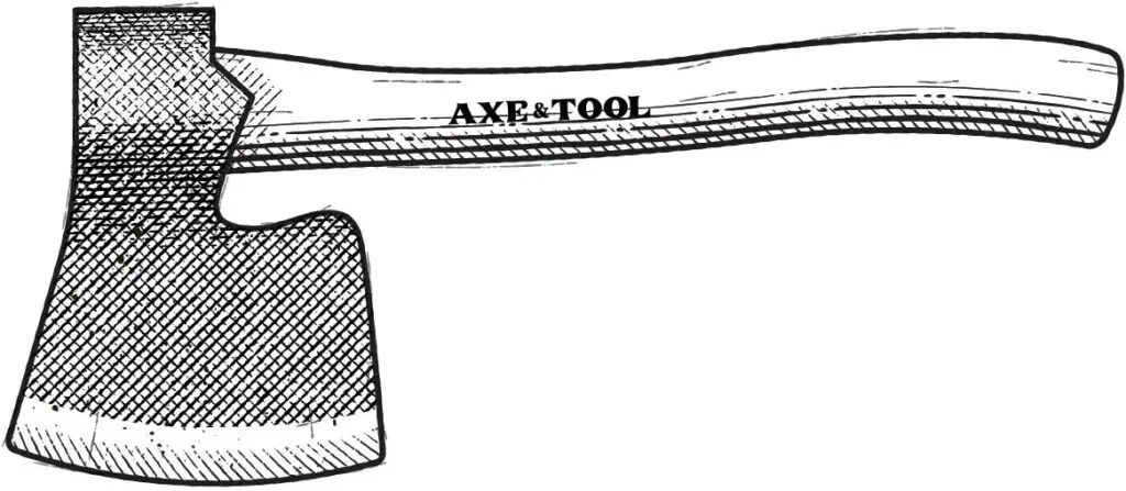 Diagram of a coach maker's axe