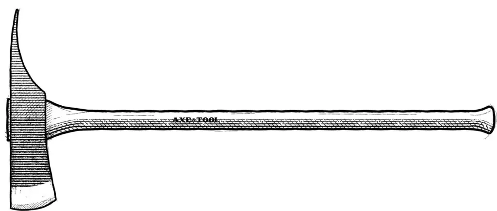 Diagram of a pulp tommy axe