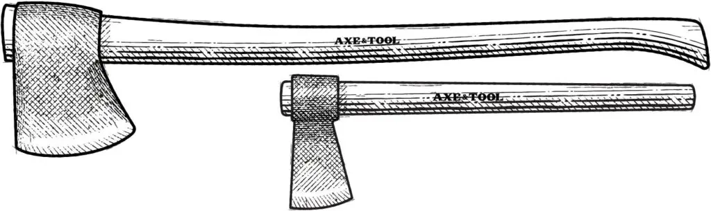 Diagram of two different slip fit axes